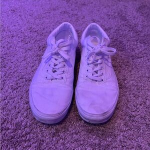 Vans White Athletic Shoes